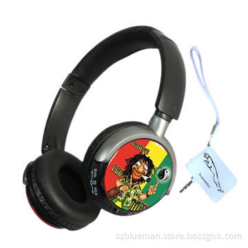 Wireless Headphones support MP3/FM/PC/TV/TF memory card;